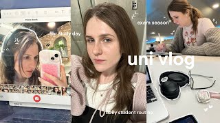 UNI VLOG 💻 8hr study day going to lab assignment work library days amp daily uni student life [upl. by Paquito]