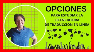 📌EN DÓNDE estudiar TRADUCCIÓN EN LÍNEA [upl. by Gelman]