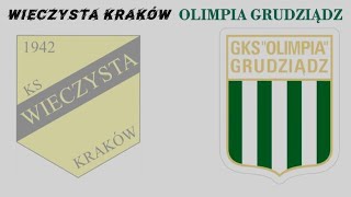 WIECZYSTA KRAKÓW  OLIMPIA GRUDZIĄDZ Betclic 2 Liga [upl. by Lerrad]