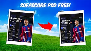 Free PSD 💥  SofaScore Design 🔵  Tutorial 10 [upl. by Wolram589]