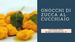 Gnocchi di zucca al cucchiaio senza glutine con grano saraceno [upl. by Avalsorim]