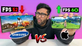 DISAPPOINTING GAMING TEST Samsung Galaxy S24 Ultra VS iPhone 15 Pro Max Gaming [upl. by Wearing636]