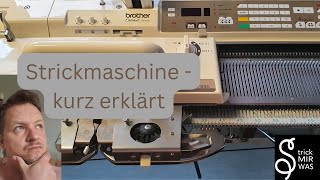 Strickmaschine  Brother KH  Einführung  Erste Schritte [upl. by Thorstein367]