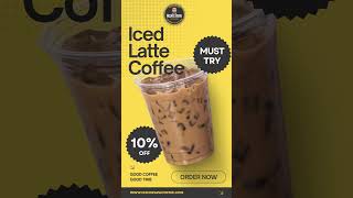 Beat the winter blues with a refreshing icedlatte  Order now httpsm2mspapacoffeecom coffee [upl. by Eatnom]