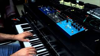 Yamaha CP70 with Strymon Mobius TimeLine and Big Sky Improv [upl. by Ardme]