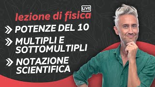 ESERCIZI SVOLTI su potenze del 10 multipli e sottomultipli notazione scientifica [upl. by Preiser]