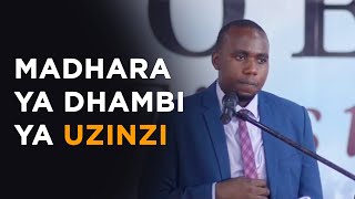 MADHARA YA DHAMBI YA UZINZI  PASTOR BARAKA BUTOKA [upl. by Zsolway]