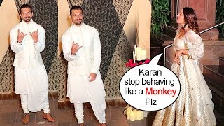 Bipasha Basu Gets EMBARASSED of Husband Karan Singh Grovers WEIRD Behaviour In Front Of Media [upl. by Matland]