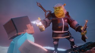 Shrekku Hunts For Steve Minecraft After Area 51 Raid Animation [upl. by Pippy407]