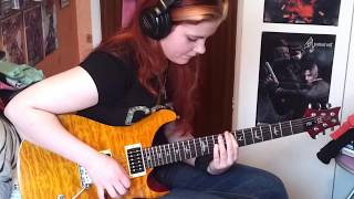 Hysteria Muse Guitar Cover  Amy Lewis [upl. by Ahsoj715]