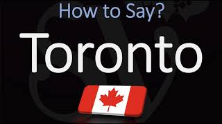 How to Pronounce Toronto like a Canadian CORRECTLY [upl. by Peggy876]