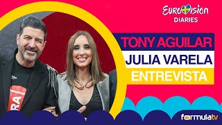 TONY AGUILAR y JULIA VARELA nos desvelan sus favoritos de EUROVISIÓN 2024 antes de los ensayos [upl. by Strader]