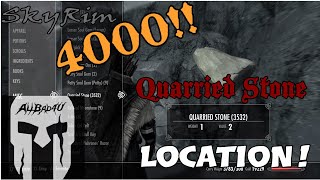 4000 Quarried Stone mine location  Skyrim [upl. by Aiuqat934]