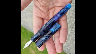 Sanding and Polishing a Bespoke Fountain Pen [upl. by Arbmat565]