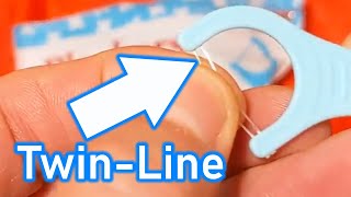 Review Plackers TwinLine Dental Floss Picks Best Easiest Way to Floss [upl. by Beckett823]