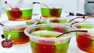 How To Make Apple Martini Jello Shots Recipe [upl. by Ahsoj]