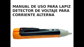 Lapiz Detector De Voltaje 90 1000 Ac Probador De Corriente [upl. by Oswald]