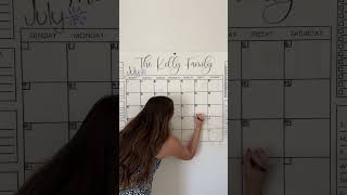 Updating the family calendar momlife organized organization familycalendar etsyfinds busymom [upl. by Yanat675]