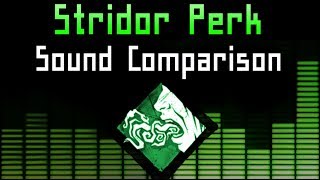 Dead by Daylight  Stridor Perk Sound Comparison [upl. by Savadove]