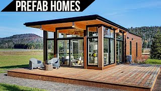 3 Amazing Modern PREFAB HOMES With Must See Features [upl. by Dionysus]