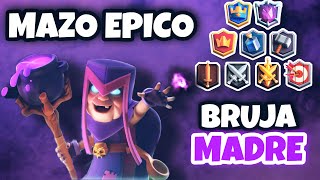 El mejor MAZO de BRUJA MADRE Clash Royale [upl. by Anaeg136]