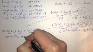 Easiest Way to Calculate Lattice Energy  Three Examples [upl. by Ramraj]