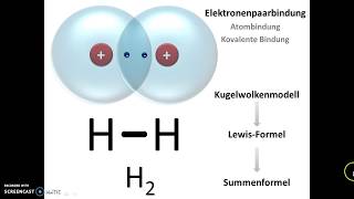 2 Die Elektronenpaarbindung Molekülbindung [upl. by Ellecrad]