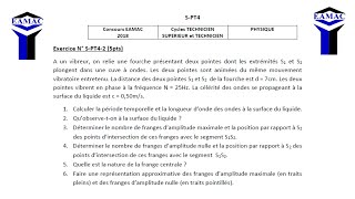 Solution Exercice 2 Concours EAMAC Technicien Supérieur 2018 [upl. by Htir]