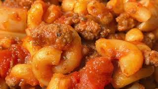 Crockpot Goulash with Uncooked Macaroni Recipe [upl. by Nere]