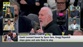 The new generation has NO RESPECT for nothing  Bart on Popovich telling fans to stop booing Kawhi [upl. by Bloomer192]