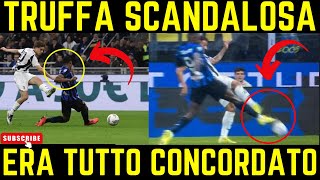 VERGOGNOSO E INGIUSTIFICABILE ARBITRAGGIO IN JUVENTUS INTER 44 [upl. by Eitsirhc]