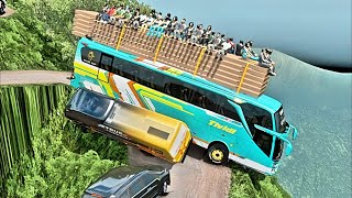 Bus Driver Encounters the Worlds Most DANGEROUS Road Eps014  Euro Truck Simulator 2  Dangerous [upl. by Reeba]