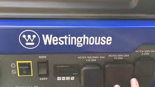 Westinghouse Generator 120240 Voltage Switch [upl. by Relyc]