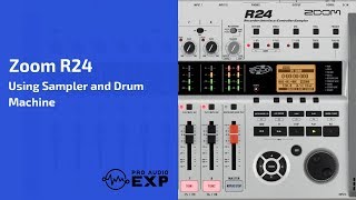 Zoom R24 Using Drum Machine and Recording Sampler Loops [upl. by Yelak473]