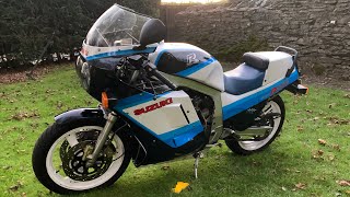 1988 Suzuki Gsxr 1100J Slabside walk around 2 [upl. by Capwell]