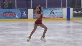 2015 Philadelphia Summer Championships  Alexia Paganini  Novice Ladies [upl. by Walliw967]