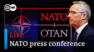 Live NATO Secretary General Stoltenberg press conference after defense ministers meeting  DW News [upl. by Ofori]