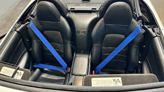 S2000 BLUE Seat Belts  OEM Top [upl. by Canty]