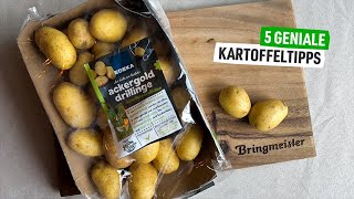 5 Geniale Kartoffeltipps 🥔 Einfrieren Schältrick… [upl. by Ahseei191]