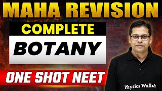 Complete BOTANY in 1 Shot  Concepts  Most Important Questions  NEET 2023 [upl. by Atirahs]