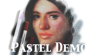 Soft Pastel Prismacolors  Nu Pastels Demo [upl. by Enenej649]