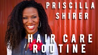 This is how Priscilla Shirer Grew her Hair past Waist Lenght  Effective hair growth routine [upl. by Ytinav]