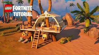 LEGO Fortnite Tutorial  Tree House  Sharese [upl. by Zuckerman]