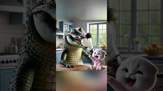 Cat cute Crocodile Becomes Decorative Lamp Monkey Snake Frog cat kucing funny [upl. by Htabmas]