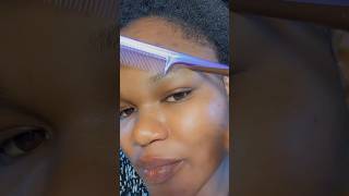 Easy Beginners Rattail Comb Eyebrow Tutorial viral viralvideo viralpost reels [upl. by Eivad]