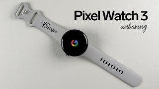 Google Pixel Watch 3 Unboxing 45mm Hazel [upl. by Etteuqaj]