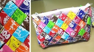 DIY Candy Wrapper Purse [upl. by Arres]