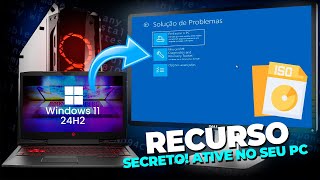 Como FORÇAR o Windows 11 24H2 a USAR o MODO SECRETO de RECUPERAÇÃO AVANÇADO ADEUS Hirens BootCD [upl. by Aerdnu]