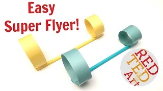 1 BEST Paper Plane  Circle Paper amp Straws Airplane  DIY Paper Toys STEM [upl. by Rexferd519]