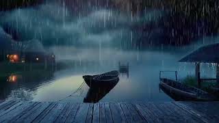 Fall Asleep Immediately in 3 Minutes with Cool Summer Rainstorm amp Strong Thunder  White Noise Rain [upl. by Eimot]